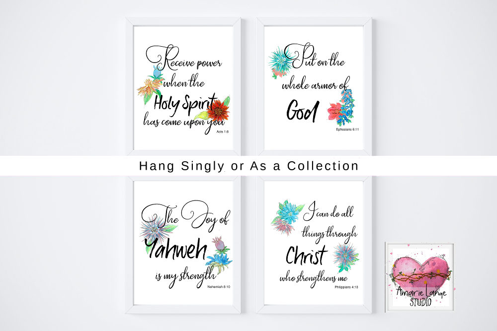 Power Verses Printables - Amarie Lange Studio