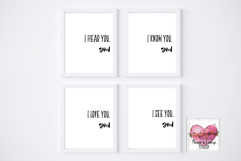 God Collection Minimalist Printables - Amarie Lange Studio