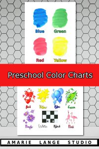 Preschool Color Charts & Ideas [+ get a free printable] - Amarie Lange