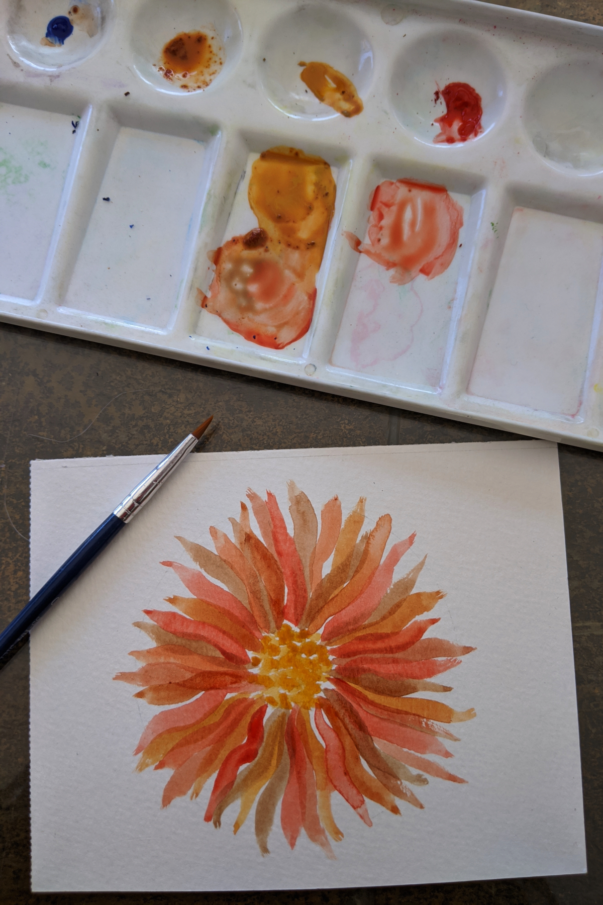 Flower Painting - Amarie Lange Studio