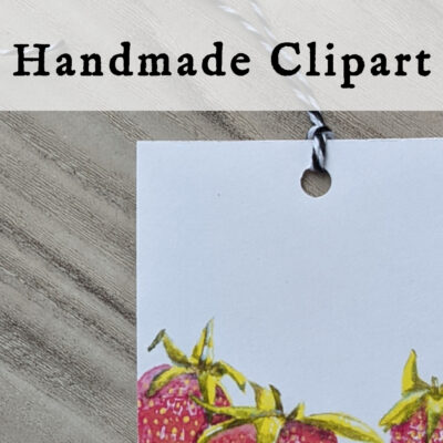 How to Use Handmade Clipart {and Get a Free Gift Tag Template}