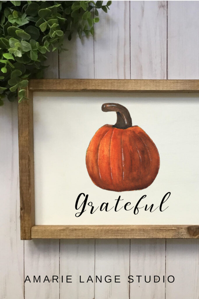 Autumn Mood Pumpkin Wall Art