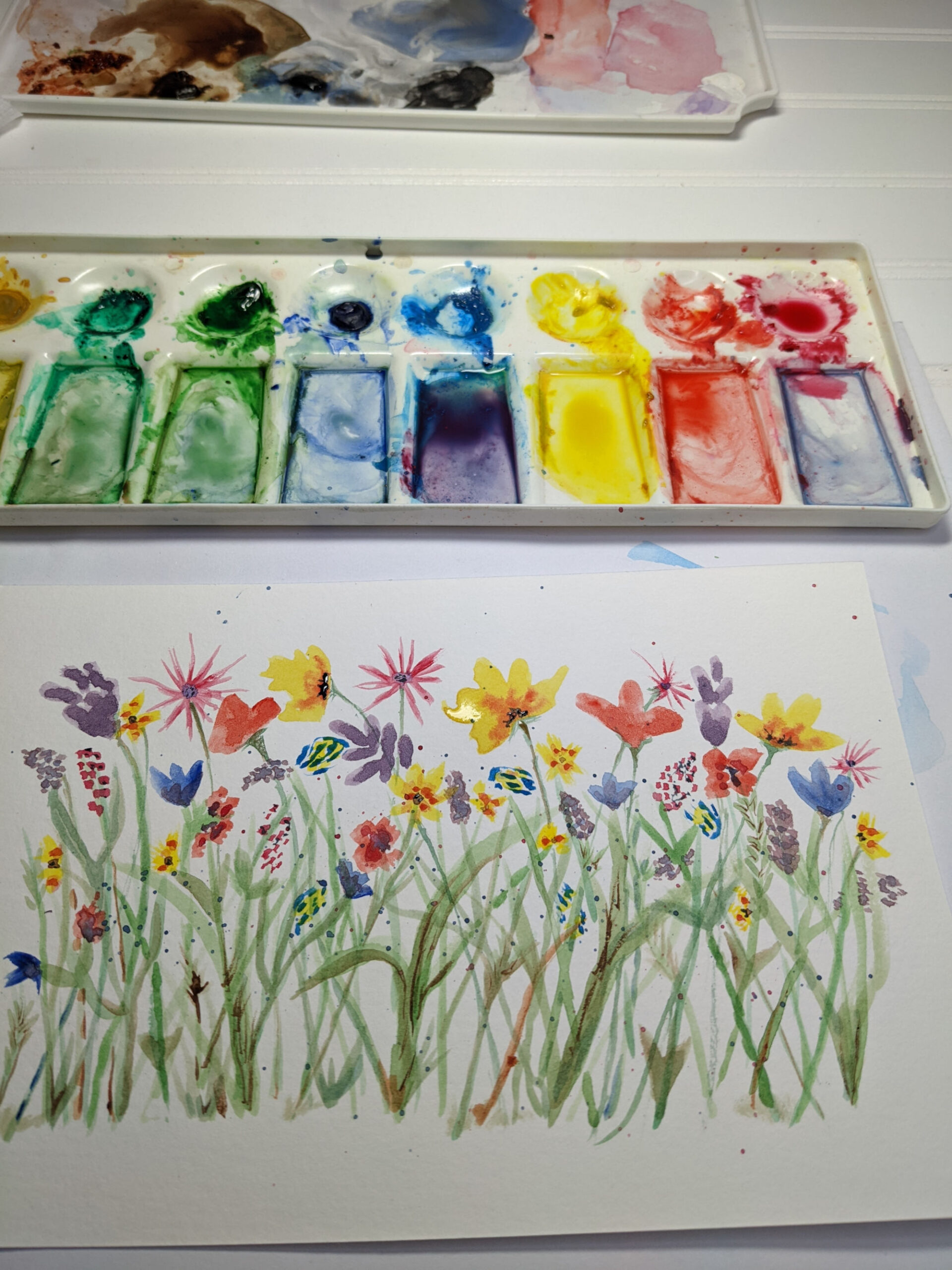 5 Principles of Watercolor Flowers