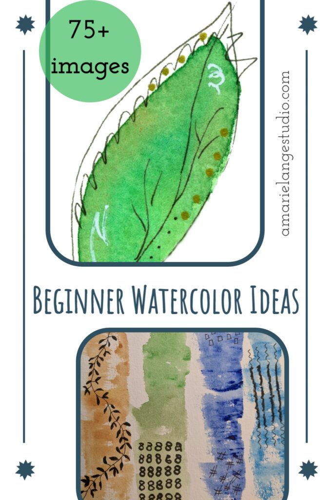 Easy Watercolor ideas for Beginners