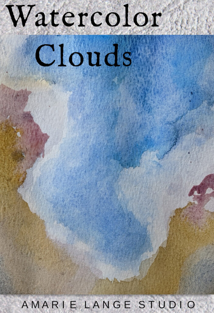 Simple Cloud Tutorial  Learn to Paint Watercolor