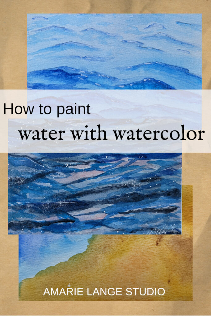Picture asking How to Paint Water with Watercolor