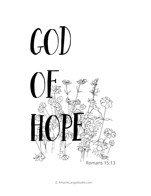 God of Hope Bible Verse