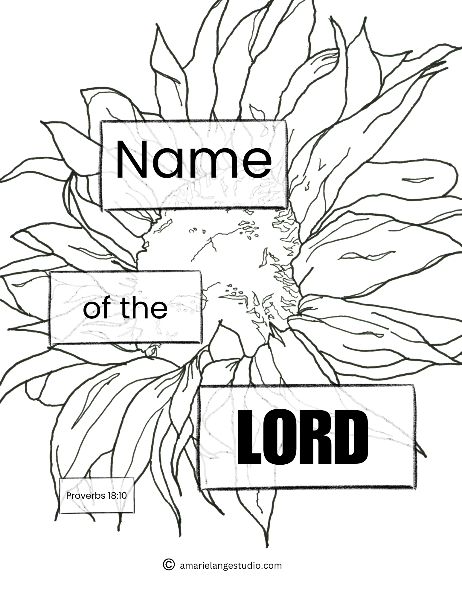 Name of the Lord Bible Verse for Strength and Comfort