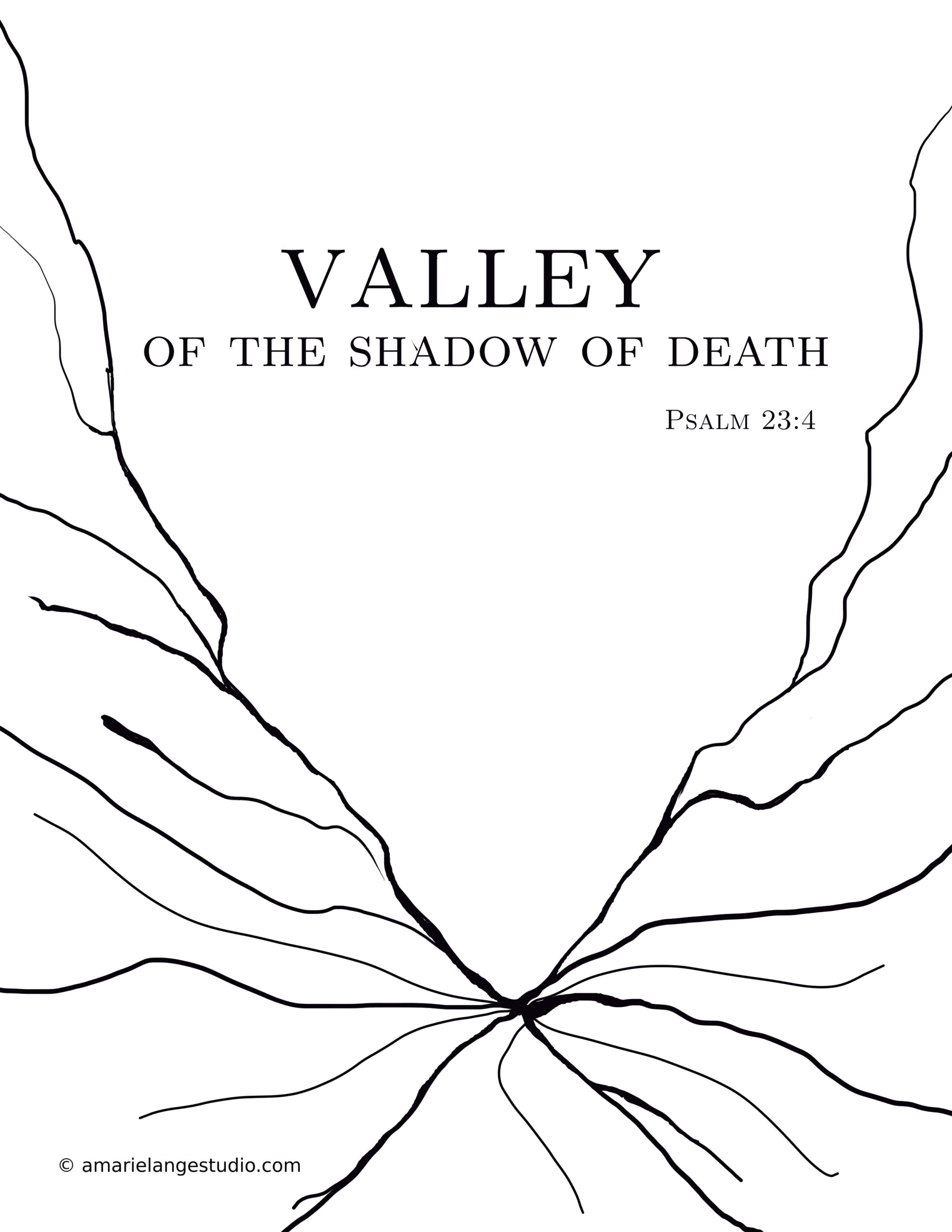 Valley of the Shadow of Death Free Printable