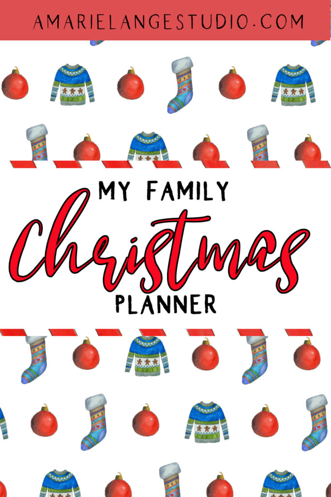 Christmas Planner Printable